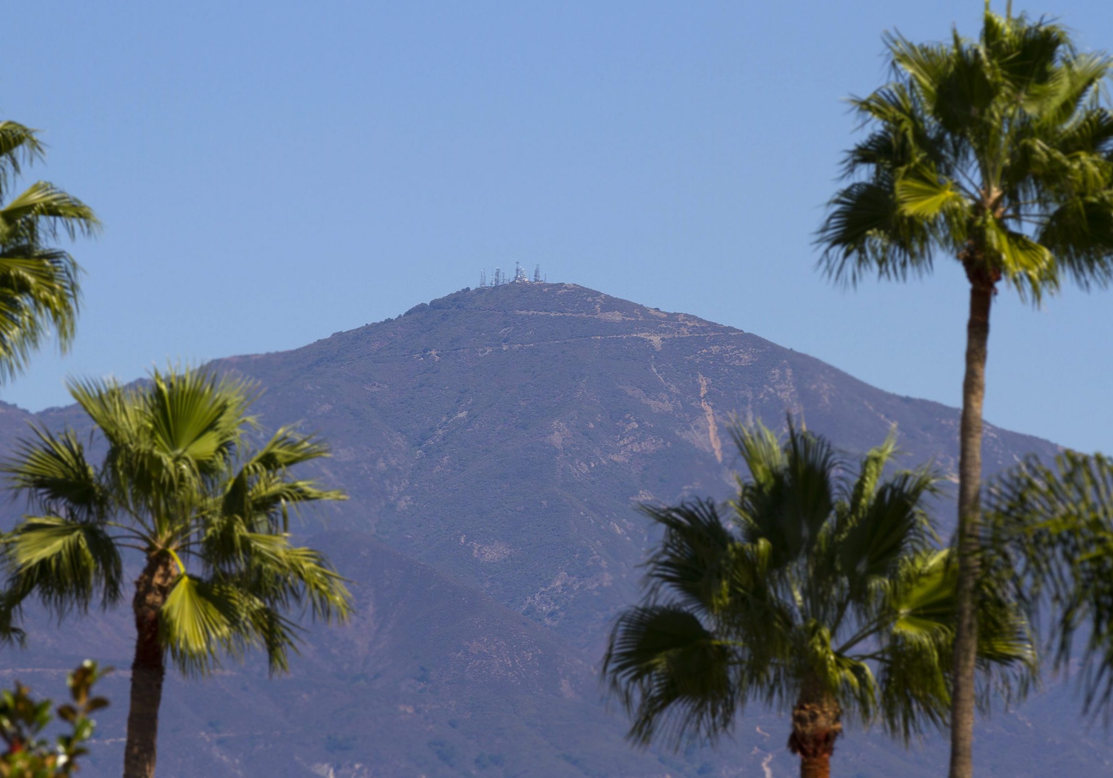 Saddleback Mountain taken from Laguna Hills California.